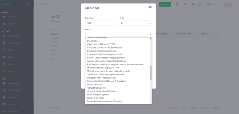 Giới thiệu tính năng Reseller Cloud Server năm 2024 - vHost