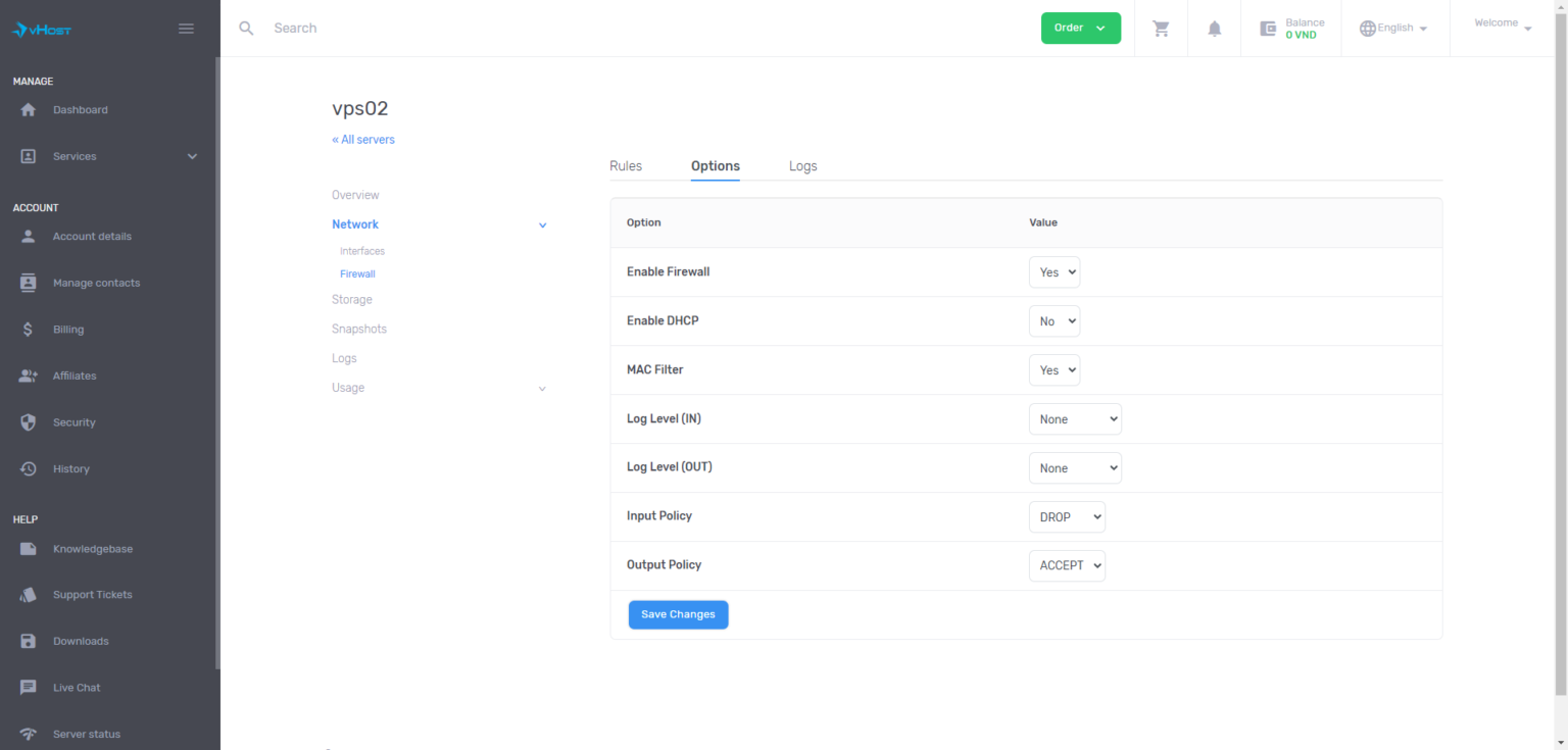 Giới thiệu tính năng Reseller Cloud Server năm 2024 - vHost